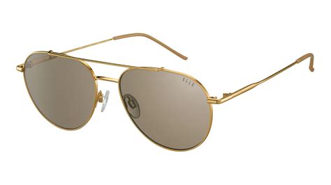 Sonnenbrille in Goldfarben 